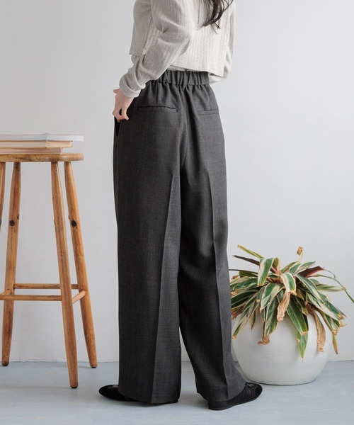 「LOWRYS FARM」 スラックス LARGE ブラウン レディース_画像7