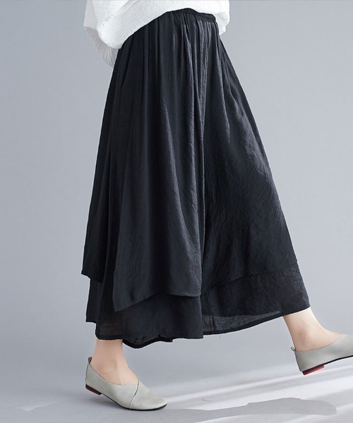 ロング スカート デザインフレアスカート | ブランド登録なし
