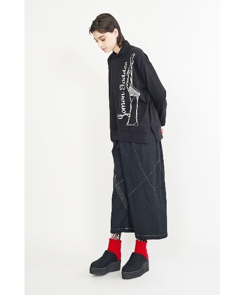「gomme」 パンツ MEDIUM ブラック レディース_画像2