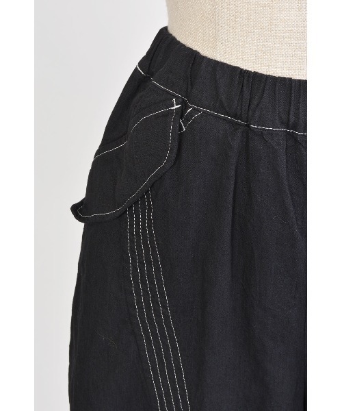 「gomme」 パンツ MEDIUM ブラック レディース_画像6