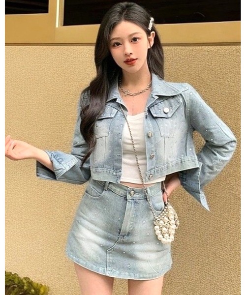 「inst.ALL」 セットアップ M サックスブルー レディース_画像8