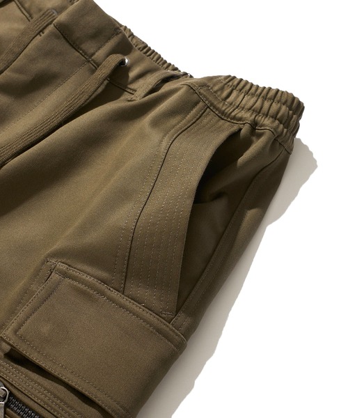 「TETE HOMME」 カーゴパンツ MEDIUM チャコールグレー メンズ_画像4