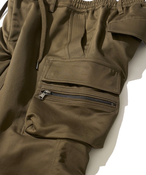 「TETE HOMME」 カーゴパンツ MEDIUM チャコールグレー メンズ_画像5