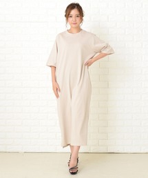 Lace Ladies（レースレディース） ワンピース シンプル無地半袖ロングT