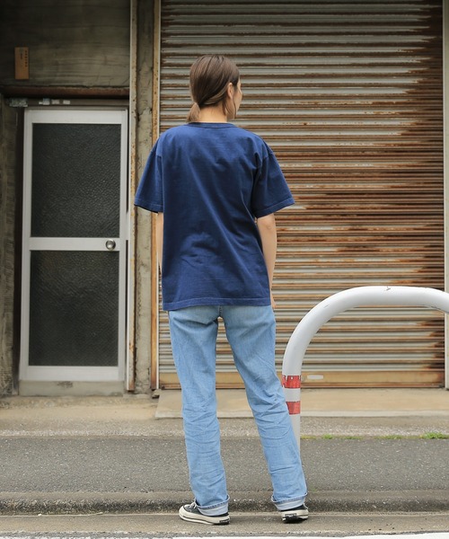 ☆ LA APPAREL / ロサンゼルスアパレルBig T-sh☆ ネイビー LOS ANGELES APPAREL｜ロサンゼルスアパレルのトップス（ブルー