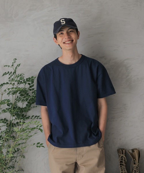 ☆ LA APPAREL / ロサンゼルスアパレルBig T-sh☆ ネイビー LOS ANGELES APPAREL（ロサンゼルスアパレル） ロサンゼルス アパレル