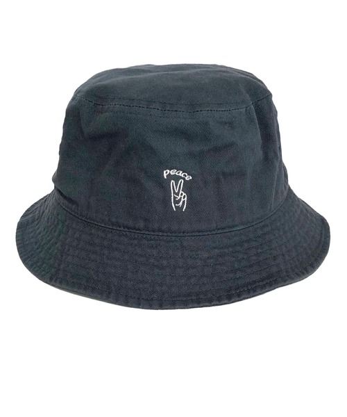 くわっとはっと Basiquenti 帽子 ハット 「Basiquenti」Hand Sign Bucket Hat
