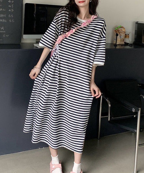 ワンピース オーバーサイズボーダーワンピース Zozotown Yahoo 店 通販 Yahoo ショッピング