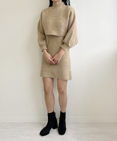 ワンピース ハイウエストニットセットアップ : ZOZOTOWN Yahoo