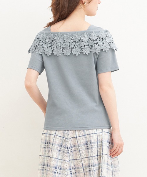 tシャツ オフショルモチーフTシャツ レディース tシャツ オフショルモチーフTシャツ レディース : ZOZOTOWN
