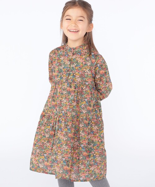 ワンピース シャツワンピース SHIPS KIDS:100〜130cm / リバティ  