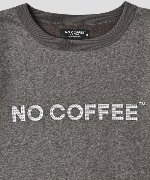 NO COFFEE（ノーコーヒー） トレーナー スウェット ヘザーカラーロゴ