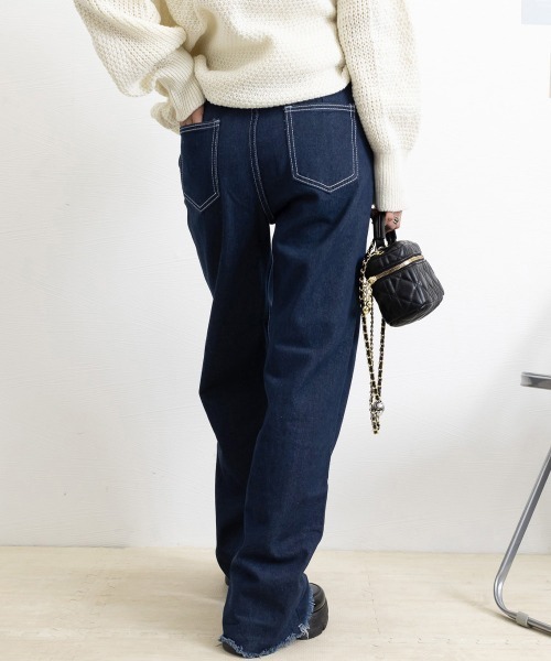 miniministore ジーンズ デニム デニムパンツ ワイドパンツ ハイ