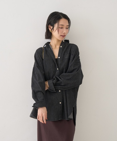 Rouge vif la cle オーバーサイズシャツ　ピンク ルージュ ヴィフ ラクレ Rouge vif la cle 【 人気シャツが