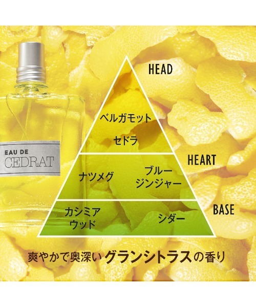 ロクシタン セドラ オードトワレ L'Occitane 75mlサイズ L'OCCITANE 香水 ロクシタン l'occitane セドラ オードトワレ