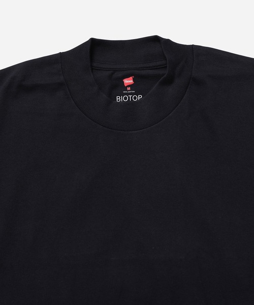 tシャツ Tシャツ メンズ 「Hanes for BIOTOP」EX MOCK NECK T｜zozo｜06