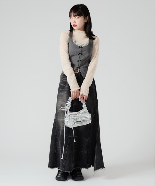 ベスト ジレ 「ihana」(BRD）ヤッコベスト レディース PARKS TOKYO SELECT ベスト ジレ 「ihana」(BRD）ヤッコベスト