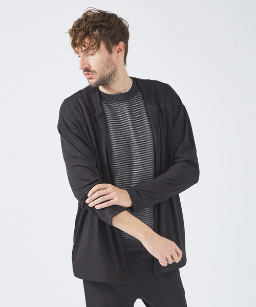 メッシュカーディガン ブラック 5351POUR LES HOMMES 5351