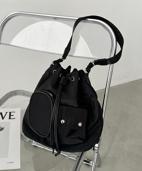 未使用品　タグ付き　ROPÉ リュック　ショルダーバック・巾着付き LE CERCLE par rope' ショルダーバッグ バッグ 「2WAY」中綿巾着