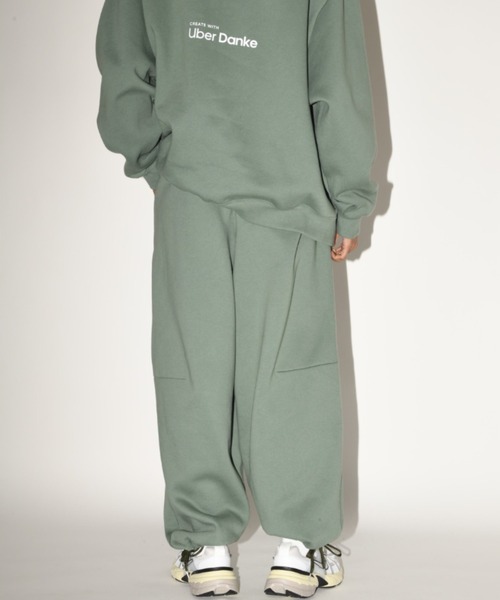 SUPERTHANKS（スーパーサンクス） スウェットパンツ ジャージ ワイド