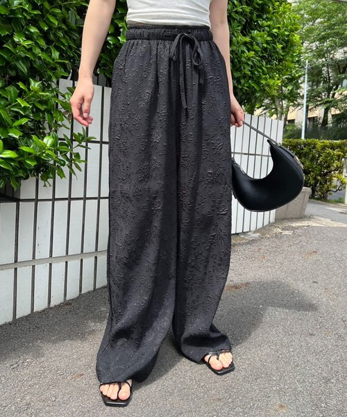 パンツ フラワーワイドパンツ レディース : ZOZOTOWN Yahoo!店