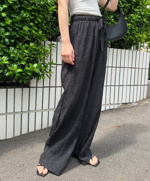 パンツ フラワーワイドパンツ レディース : ZOZOTOWN Yahoo!店