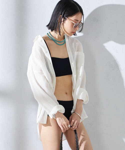 SHIPS（シップス） 水着 「手洗い可能」イタリアンパイル スイムウェア