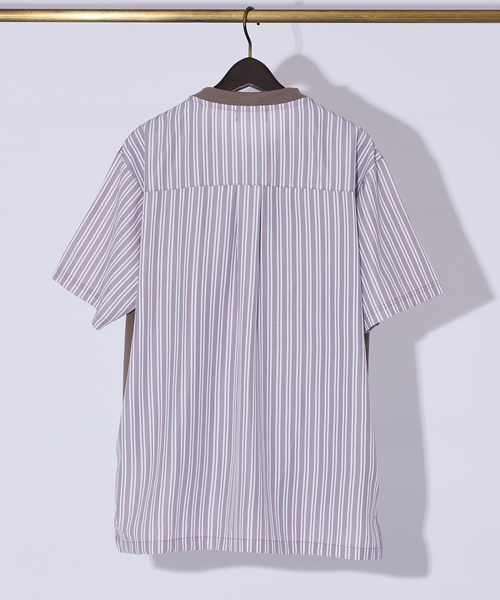 【グレージュ】【ポンチ*フハク】コンビTシャツ ABAHOUSE（アバハウス） tシャツ 「ポンチ×フハク」コンビTシャツ