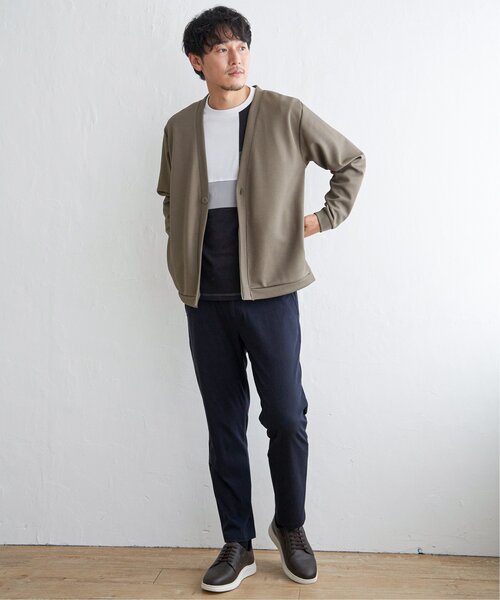 ikka（イッカ） カーディガン パイナップルワンボタンカーディガン