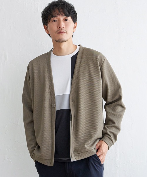ikka（イッカ） カーディガン パイナップルワンボタンカーディガン