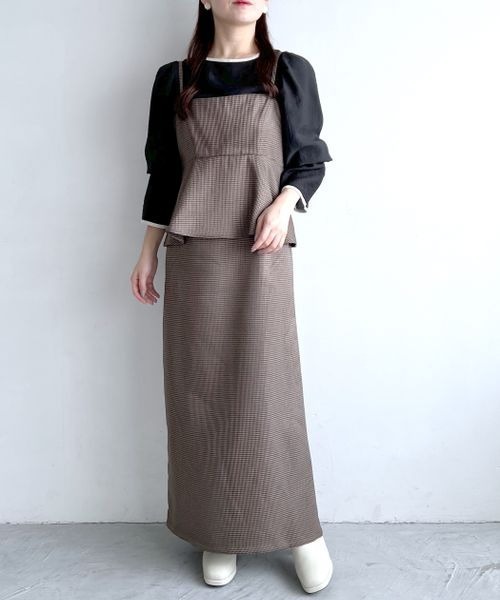 【新品タグ付き】mysty woman バイカラー2WAYブラウス　ブルーグレー mysty woman シャツ ブラウス バイカラー2WAYブラウス 150058