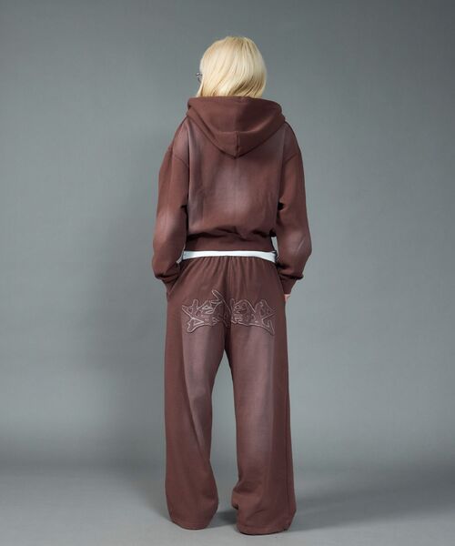 SEQUENZE パーカー 「sqnz（エスキュンズ）」sqnz washed wappen
