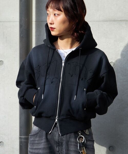 MUSINSA ムシンサ 韓国 XTONZ WOMAN パーカー ウィッシュコア SEQUENZE パーカー *新色追加「sqnz(エスキュンズ)」sqnz
