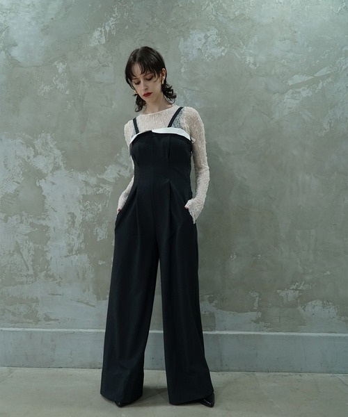 tシャツ 「moyo」ロールアップデザインロンパース レディース