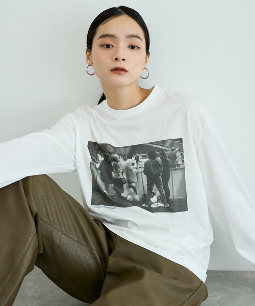 ADAM ET ROPE'（アダムエロペ） tシャツ Elliott Erwitt フォトロンT