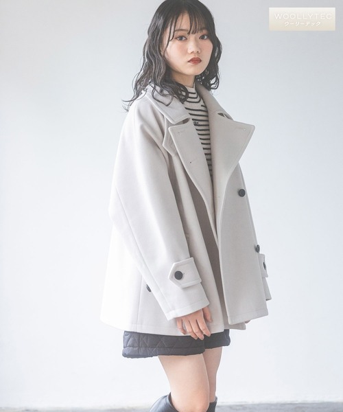repipi armario ポンチョ 「2WAYシルエット」ウーリーテック