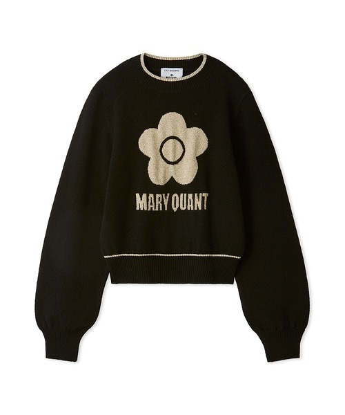 LILY BROWN×MARY QUANTバリエジャガードニット トップス WEB限定カラー】【LILY BROWN×MARY QUANT】バリエジャガード