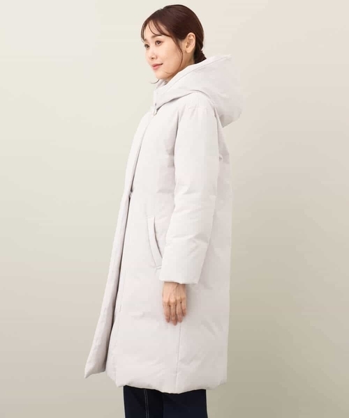MADAM JOCONDE ロング ダウンコート シームレス ネイビー 紺色 MADAM JOCONDE ロング ダウンコート シームレス ネイビー 紺色