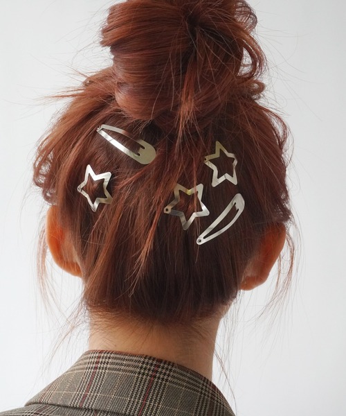 Port（ポート） ヘアピン 「 」 ポップ スター モチーフ パッチン