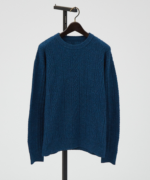 ABAHOUSE（アバハウス） セーター ニット シャギーアラン メランジ