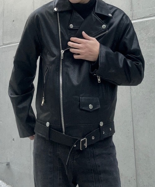 Otte 革ジャン ライダース オーバーライダースジャケット メンズ