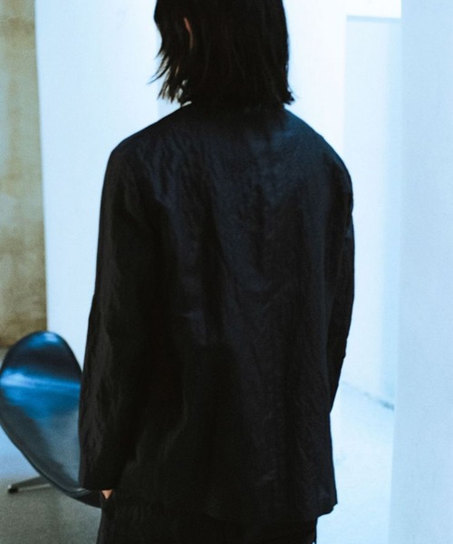 LIDNM SILK LINEN SUCKER JACKET Sサイズ LIDNM / Llife ONLINE STORE / SILK LINEN SUCKER JACKET