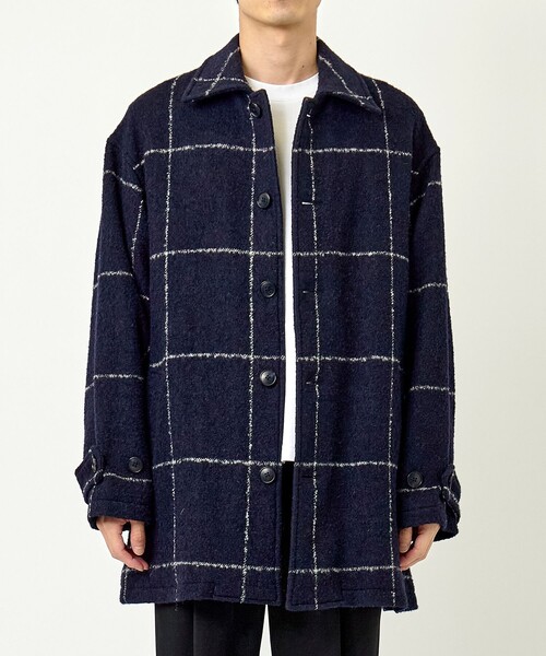 ジャケット・アウター WELLDER CAR COAT WELLDER コート ジャケット 「WELLDER」Windowpane Car Coat