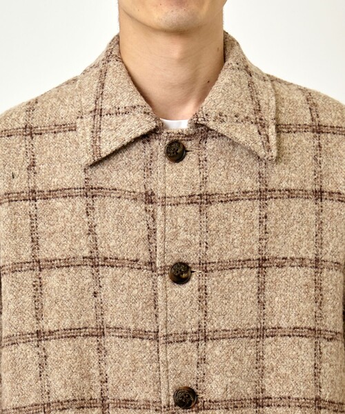 ジャケット・アウター WELLDER CAR COAT WELLDER コート ジャケット 「WELLDER」Windowpane Car Coat