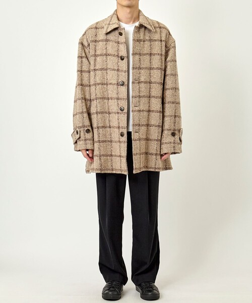 ジャケット・アウター WELLDER CAR COAT WELLDER コート ジャケット 「WELLDER」Windowpane Car Coat