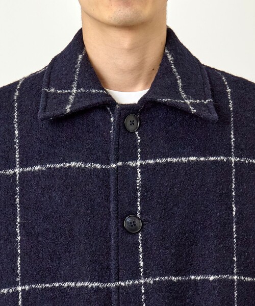 ジャケット・アウター WELLDER CAR COAT WELLDER コート ジャケット 「WELLDER」Windowpane Car Coat