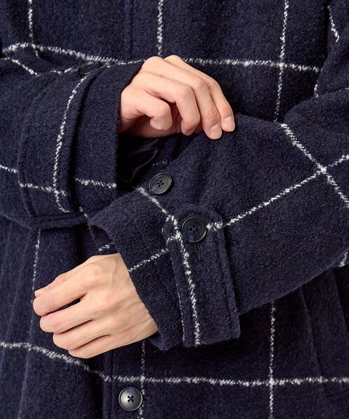 ジャケット・アウター WELLDER CAR COAT WELLDER コート ジャケット 「WELLDER」Windowpane Car Coat