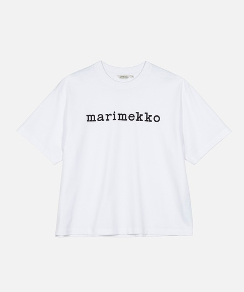 新品未使用marimekko ロゴ Tシャツ マリメッコ KIOSKI marimekko tシャツ 「kioski」Veisto Logo t-shirt レディース