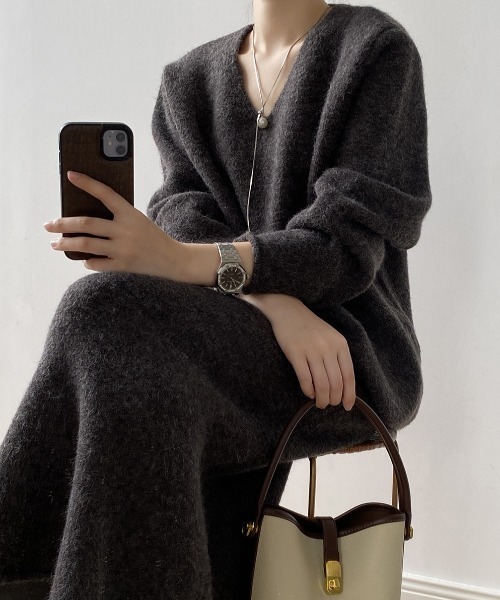 Alum' セットアップ マルチウェイニットセットアップ レディース