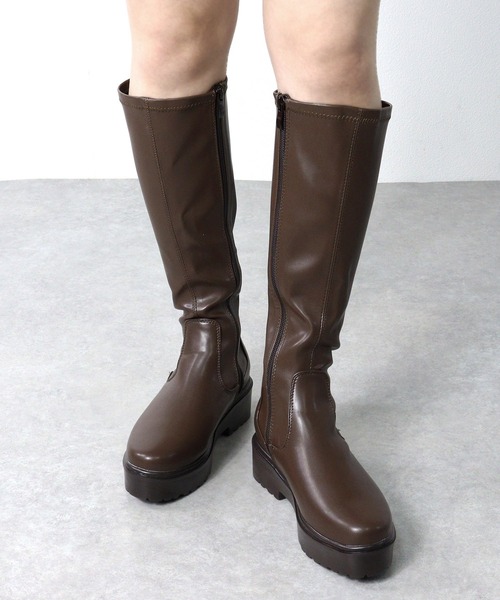 「LOVEHUNTER」 ロングブーツ S ブラック レディース_画像5